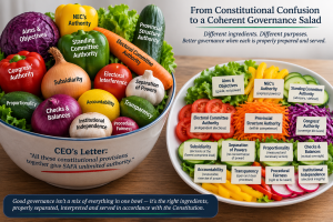 From Constitutional Confusion to a Good Governance Salad 1